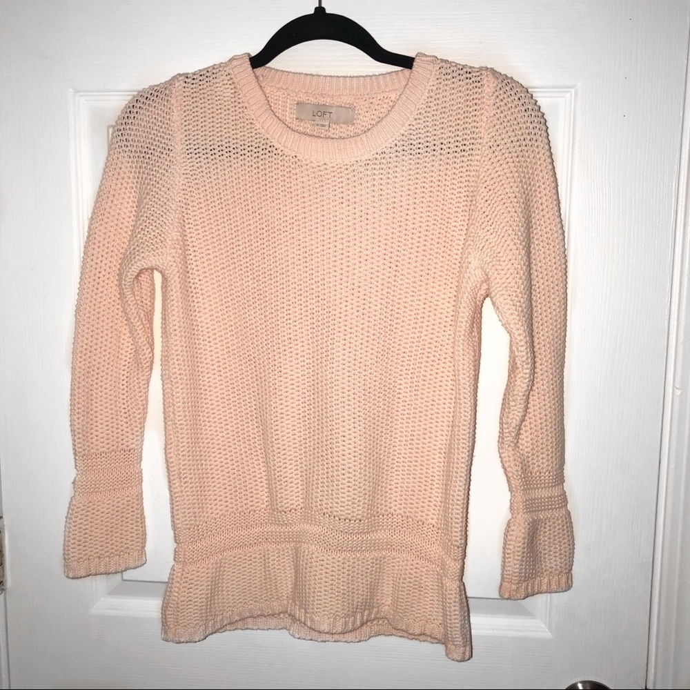 Loft knit crewneck